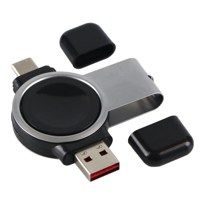 Беспроводное зарядное устройство Samsung Watch 360° USB и Type-C Black