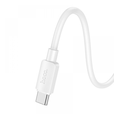 Кабель для заряджання Hoco X96 Hyper PD60W/3A Type-C to Type-C 0.25 m White Кабель для заряджання Hoco X96 Hyper PD60W/3A Type-C to Type-C 0.25 m White