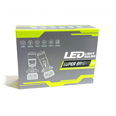 Комплект світлодіодних лінз HeadLight GT4 H7