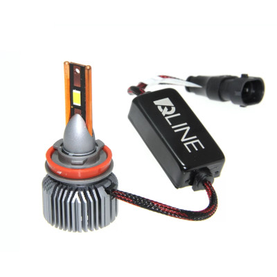 Лампи світлодіодні QLine Ultra 55W H11 6000K 2 шт Лампи світлодіодні QLine Ultra 55W H11 6000K 2 шт