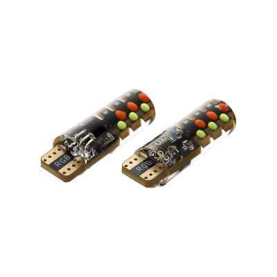 Комплект светодиодных ламп TBS T10-COB-12RGB с пультом ДУ Комплект светодиодных ламп TBS T10-COB-12RGB с пультом ДУ