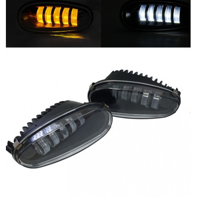 Комплект противотуманных LED фар AllLight для автомобилей Daewoo 5 линз 50W 2 шт Комплект противотуманных LED фар AllLight для автомобилей Daewoo 5 линз 50W 2 шт