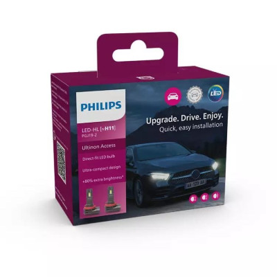 Комплект светодиодных ламп Philips H11 11362U2500CX Ultinon Access 12V Комплект светодиодных ламп Philips H11 11362U2500CX Ultinon Access 12V