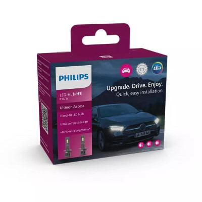 Комплект світлодіодних ламп Philips H1 11258U2500CX Ultinon Access 12V Комплект світлодіодних ламп Philips H1 11258U2500CX Ultinon Access 12V