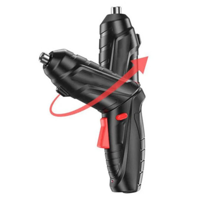 Шуруповерт аккумуляторный RIAS CY0210-47 USB 3.6V с насадками 47в1 в кейсе Black Шуруповерт аккумуляторный RIAS CY0210-47 USB 3.6V с насадками 47в1 в кейсе Black