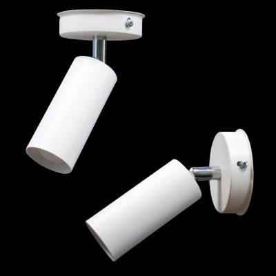 Светильник в стиле лофт MSK Electric Tube спот с поворотным механизмом NL 1105-1 W Светильник в стиле лофт MSK Electric Tube спот с поворотным механизмом NL 1105-1 W