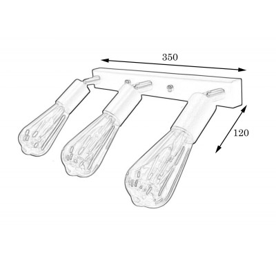 Светильник в стиле лофт с поворотным механизмом MSK Electric Asket NL 1222-3 Светильник в стиле лофт с поворотным механизмом MSK Electric Asket NL 1222-3