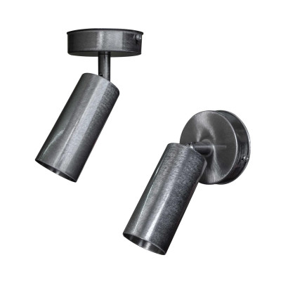 Світильник у стилі лофт MSK Electric Tube спот із поворотним механізмом NL 1105-1 SILVER Світильник у стилі лофт MSK Electric Tube спот із поворотним механізмом NL 1105-1 SILVER