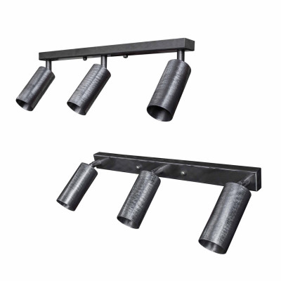 Светильник в стиле лофт MSK Electric Tube спот с поворотным механизмом NL 1105-3 SILVER Светильник в стиле лофт MSK Electric Tube спот с поворотным механизмом NL 1105-3 SILVER