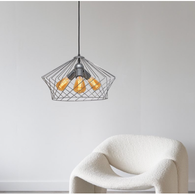 Светильник подвесной MSK Electric Camelia в стиле лофт NL 3329-3 CR Светильник подвесной MSK Electric Camelia в стиле лофт NL 3329-3 CR