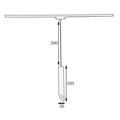 Светильник подвесной MSK Electric Slice на треке в стиле лофт NT 3722 Светильник подвесной MSK Electric Slice на треке в стиле лофт NT 3722