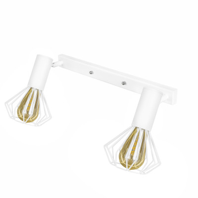 Светильник лофт MSK Electric Diadem настенно-потолочный NL 22151-2W белый Светильник лофт MSK Electric Diadem настенно-потолочный NL 22151-2W белый