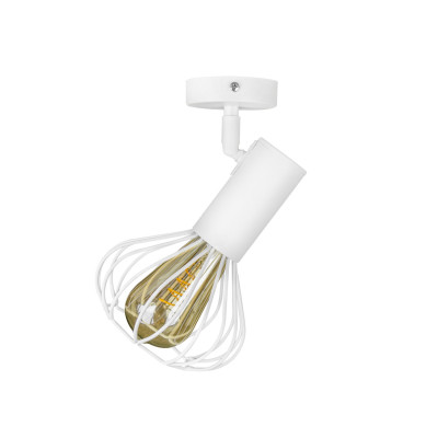 Светильник лофт настенно-потолочный MSK Electric Lotus NL 14151-1 WH
