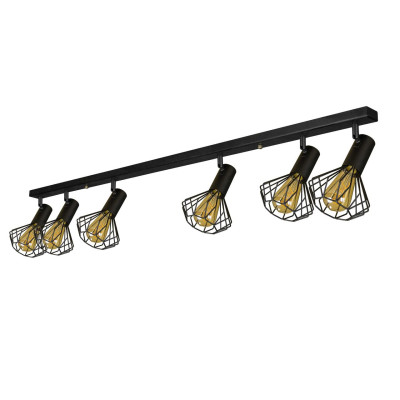 Світильник лофт MSK Electric Diadem стельовий NL 22151-6 BK Світильник лофт MSK Electric Diadem стельовий NL 22151-6 BK