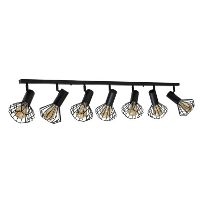 Світильник лофт MSK Electric Diadem стельовий NL 22151-7 BK Світильник лофт MSK Electric Diadem стельовий NL 22151-7 BK
