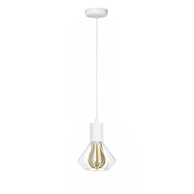Светильник лофт MSK Electric Diadem подвесной белый NL 2215 WH