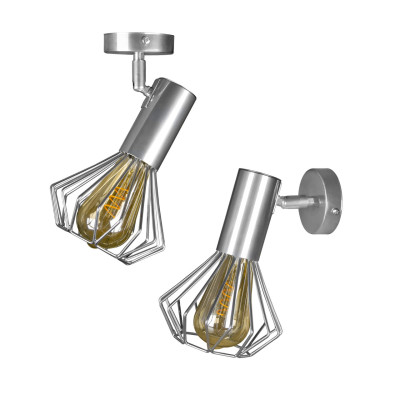 Светильник лофт MSK Electric Diadem настенно-потолочный NL 22151-1 CR хром Светильник лофт MSK Electric Diadem настенно-потолочный NL 22151-1 CR хром