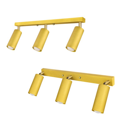 Світильник MSK Electric Tube спот із поворотними механізмами MR 1105-3 GD Світильник MSK Electric Tube спот із поворотними механізмами MR 1105-3 GD