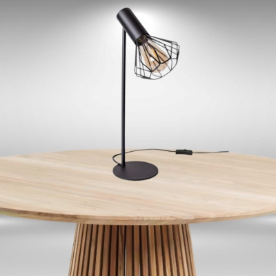 Настільна лампа лофт MSK Electric Diadem NL 22153 BK+BN Настільна лампа лофт MSK Electric Diadem NL 22153 BK+BN