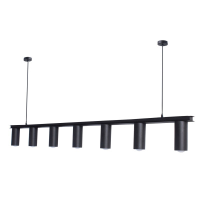 Люстра підвісна MSK Electric Tube в стилі лофт NL 2450-7 BK