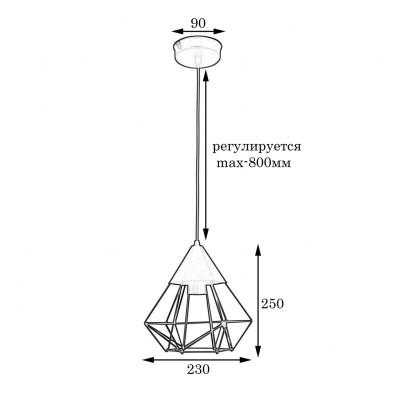 Светильник подвесной MSK Electric Crystal в стиле лофт NL 0535 CR Светильник подвесной MSK Electric Crystal в стиле лофт NL 0535 CR