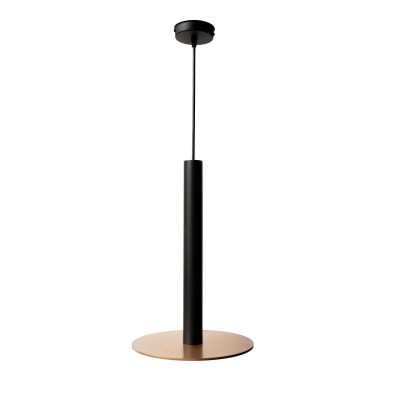 Светильник подвесной в стиле лофт MSK Electric Disk под лампу Е14 NL 26501 BK+CP черный+медь Светильник подвесной в стиле лофт MSK Electric Disk под лампу Е14 NL 26501 BK+CP черный+медь