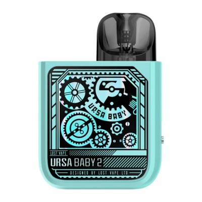 Підсистема Lost Vape Ursa Baby 2 Pod 900mAh 2.5ml Kit Pop Blue x Time GearFancy Maz (15801-hbr)