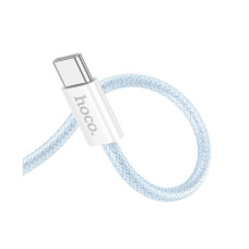 Кабель для зарядки Hoco X104 Source Type-C to Type-C 60W 20V/3A 2 м Голубой