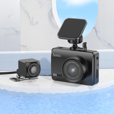 Автомобільний відеореєстратор та камера заднього виду hoco. DV3 2,45-inch IPS JL5601A 200mAh Black Автомобільний відеореєстратор та камера заднього виду hoco. DV3 2,45-inch IPS JL5601A 200mAh Black