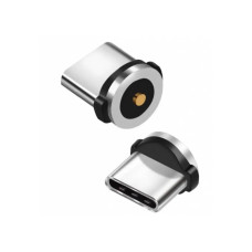 Конектор для магнітного кабелю Wuw Magnetic Type-C 5 pcs Silver