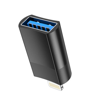 Адаптер переходник OTG Hoco UA17 Lightning-USB 2.0 Black (31552_2906977) Адаптер переходник OTG Hoco UA17 Lightning-USB 2.0 Black (31552_2906977)