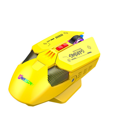 Миша бездротова ігрова з акумулятором та підсвідкою Imice 2.4 gHz MiKespN W19 E-Sports Yellow Миша бездротова ігрова з акумулятором та підсвідкою Imice 2.4 gHz MiKespN W19 E-Sports Yellow