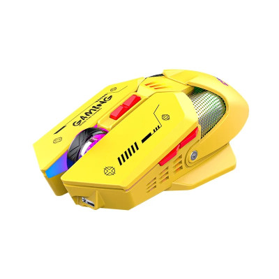 Миша бездротова ігрова з акумулятором та підсвідкою Imice 2.4 gHz MiKespN W19 E-Sports Yellow Миша бездротова ігрова з акумулятором та підсвідкою Imice 2.4 gHz MiKespN W19 E-Sports Yellow
