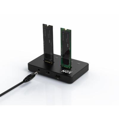 Док-станція клонувальник XON MemoryDock для двох M.2 NVMe PCIe USB 3.1 Type-C Чорний (XMD1C13NV2PB 6464) Док-станція клонувальник XON MemoryDock для двох M.2 NVMe PCIe USB 3.1 Type-C Чорний (XMD1C13NV2PB 6464)