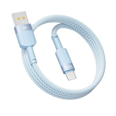 Кабель для заряджання USB Ridea RC-CP43 ColorPro USB-Type C 60W 20V/3A 1.2 м Блакитний Кабель для заряджання USB Ridea RC-CP43 ColorPro USB-Type C 60W 20V/3A 1.2 м Блакитний