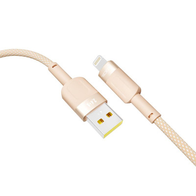 Кабель для заряджання USB Ridea RC-CP43 ColorPro USB-Lightning 12W 5V/2.4A 1.2 м Помаранчевий Кабель для заряджання USB Ridea RC-CP43 ColorPro USB-Lightning 12W 5V/2.4A 1.2 м Помаранчевий