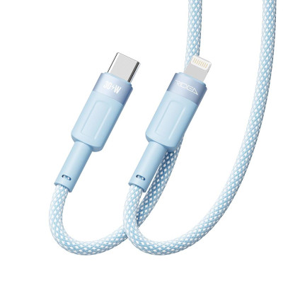 Кабель для заряджання USB Ridea RC-CP43 ColorPro Type-C to Lightning 30W 10V/3A 1.2 м Блакитний Кабель для заряджання USB Ridea RC-CP43 ColorPro Type-C to Lightning 30W 10V/3A 1.2 м Блакитний