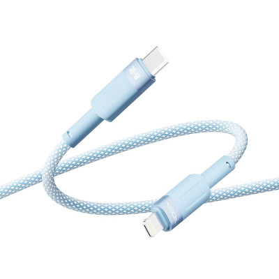 Кабель для заряджання USB Ridea RC-CP43 ColorPro Type-C to Lightning 30W 10V/3A 1.2 м Блакитний Кабель для заряджання USB Ridea RC-CP43 ColorPro Type-C to Lightning 30W 10V/3A 1.2 м Блакитний