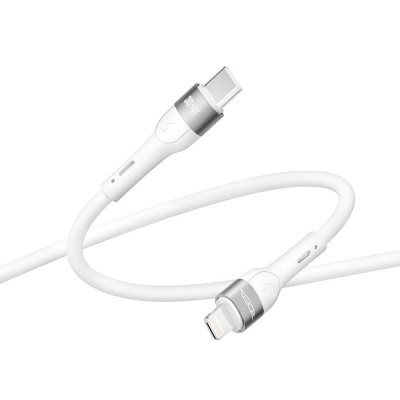 Кабель для зарядки USB Ridea RC-XS51 X-Silicone Type-C to Lightning 30W 10V/3A 1.2 м Белый Кабель для зарядки USB Ridea RC-XS51 X-Silicone Type-C to Lightning 30W 10V/3A 1.2 м Белый