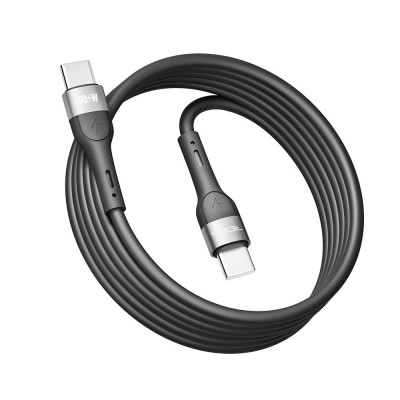 Кабель для заряджання USB Ridea RC-XS51 X-Silicone Type-C to Type-C 60W 20V/3A 2 м Чорний
