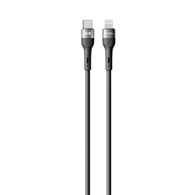 Кабель для заряджання USB Ridea RC-XS51 X-Silicone Type-C to Lightning 30W 10V/3A 2 м Чорний Кабель для заряджання USB Ridea RC-XS51 X-Silicone Type-C to Lightning 30W 10V/3A 2 м Чорний