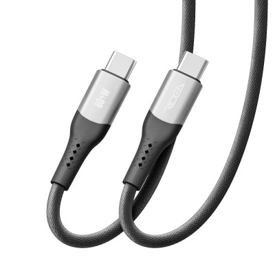 Кабель для заряджання USB Ridea RC-US42 UltraStrong Type-C to Type-C 60W 20V/3A 2 м Чорний Кабель для заряджання USB Ridea RC-US42 UltraStrong Type-C to Type-C 60W 20V/3A 2 м Чорний