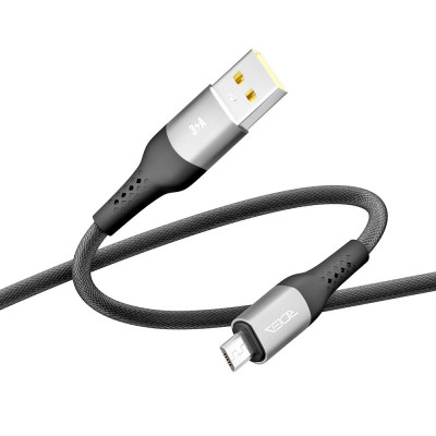 Кабель для зарядки USB Ridea RC-US42 UltraStrong USB-МicroUSB 60W 20V/3A 2 м Черный Кабель для зарядки USB Ridea RC-US42 UltraStrong USB-МicroUSB 60W 20V/3A 2 м Черный