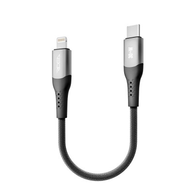 Кабель для зарядки USB Ridea RC-US42 UltraStrong Type-C to Lightning 30W 10V/3A 0.25m Черный Кабель для зарядки USB Ridea RC-US42 UltraStrong Type-C to Lightning 30W 10V/3A 0.25m Черный