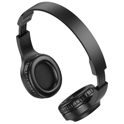 Бездротові навушники з мікрофоном Hoco W46 Charm BT Bluetooth 5.3 AUX 200 мАч Black (31654_2907103) Бездротові навушники з мікрофоном Hoco W46 Charm BT Bluetooth 5.3 AUX 200 мАч Black (31654_2907103)