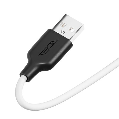 Кабель для заряджання та обміну даними USB Ridea RC-AI21 AirSiliconePro 12W 5V/2.4A USB-Lightning 1 м Біло-чорний Кабель для заряджання та обміну даними USB Ridea RC-AI21 AirSiliconePro 12W 5V/2.4A USB-Lightning 1 м Біло-чорний