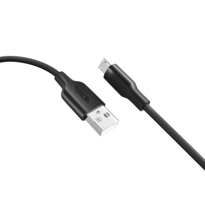 Кабель для заряджання та обміну даними USB Ridea RC-AI21 AirSiliconePro 60W 20V/3A USB-MicroUSB 1 м Чорний Кабель для заряджання та обміну даними USB Ridea RC-AI21 AirSiliconePro 60W 20V/3A USB-MicroUSB 1 м Чорний
