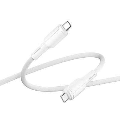 Кабель для зарядки и обмена данными USB Ridea RC-CO10 CommonPro 60W 20V/3A Type-C to Type-C 1 м Белый Кабель для зарядки и обмена данными USB Ridea RC-CO10 CommonPro 60W 20V/3A Type-C to Type-C 1 м Белый