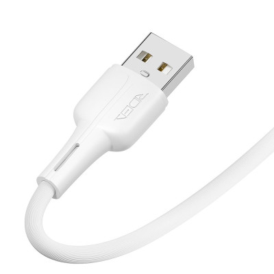 Кабель для зарядки и обмена данными USB Ridea RC-CO10 CommonPro 60W 20V/3A USB-МicroUSB 1 м Белый Кабель для зарядки и обмена данными USB Ridea RC-CO10 CommonPro 60W 20V/3A USB-МicroUSB 1 м Белый