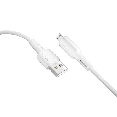 Кабель для зарядки и обмена данными USB Ridea RC-CO10 CommonPro 60W 20V/3A USB-МicroUSB 1 м Белый Кабель для зарядки и обмена данными USB Ridea RC-CO10 CommonPro 60W 20V/3A USB-МicroUSB 1 м Белый